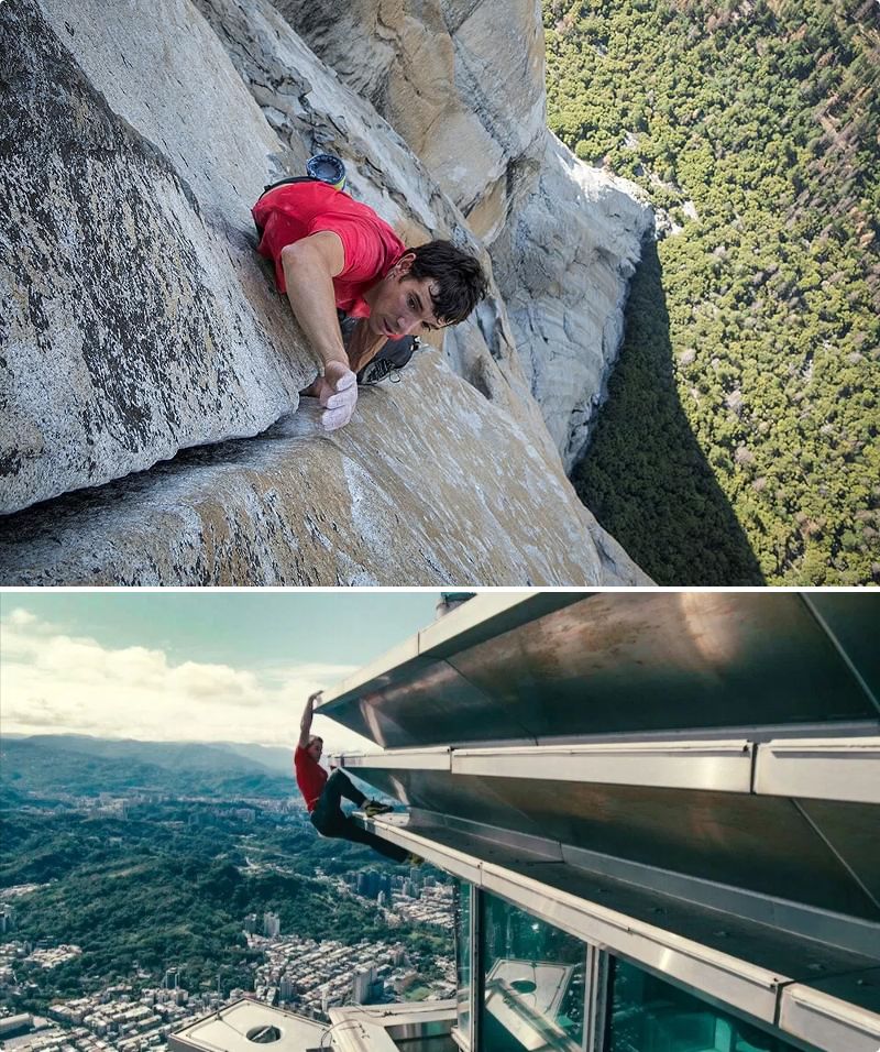 映画の高い所選手権 🎬フリーソロ（2018） 先日台北101にも命綱なしで