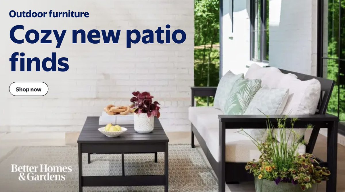 teukoapp's tweet image. Spring is coming! See yourself in one of these lovely patios... 😍
walmrt.us/4aOmxJp

#WalmartPartner #affiliate #patio #furniture #spring