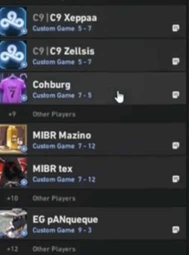 VCT Scrims tweet media