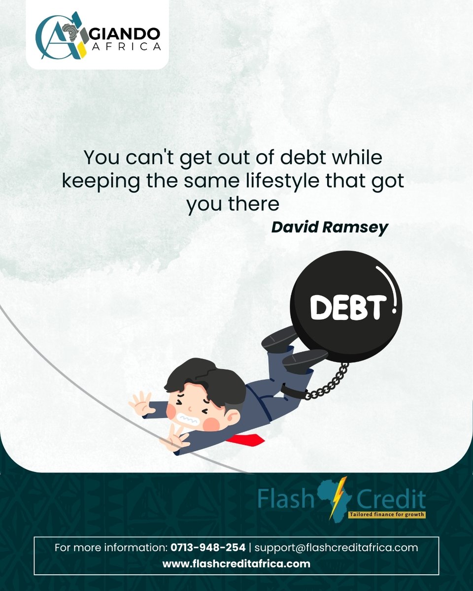 You can’t break free from debt by funding the same habits that created it. Change the lifestyle. Change the outcome.