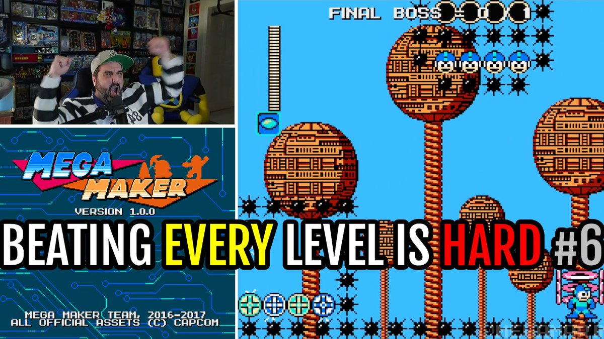 megamarino1234's tweet photo. Beating EVERY Mega Man Maker Level is HARD #6 (1.0 FINAL BOSS LEVEL)

I FINALLY BEAT ALL OF @MegaManMaker  1.0 LEVELS!!

https://t.co/0KKuwtMuuO https://t.co/6UnZNzHgpa