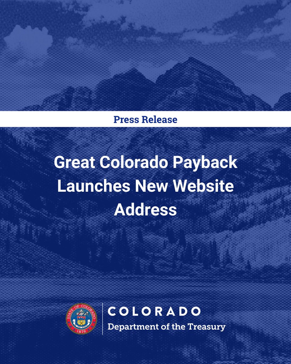 Colorado Department of the Treasury tweet media