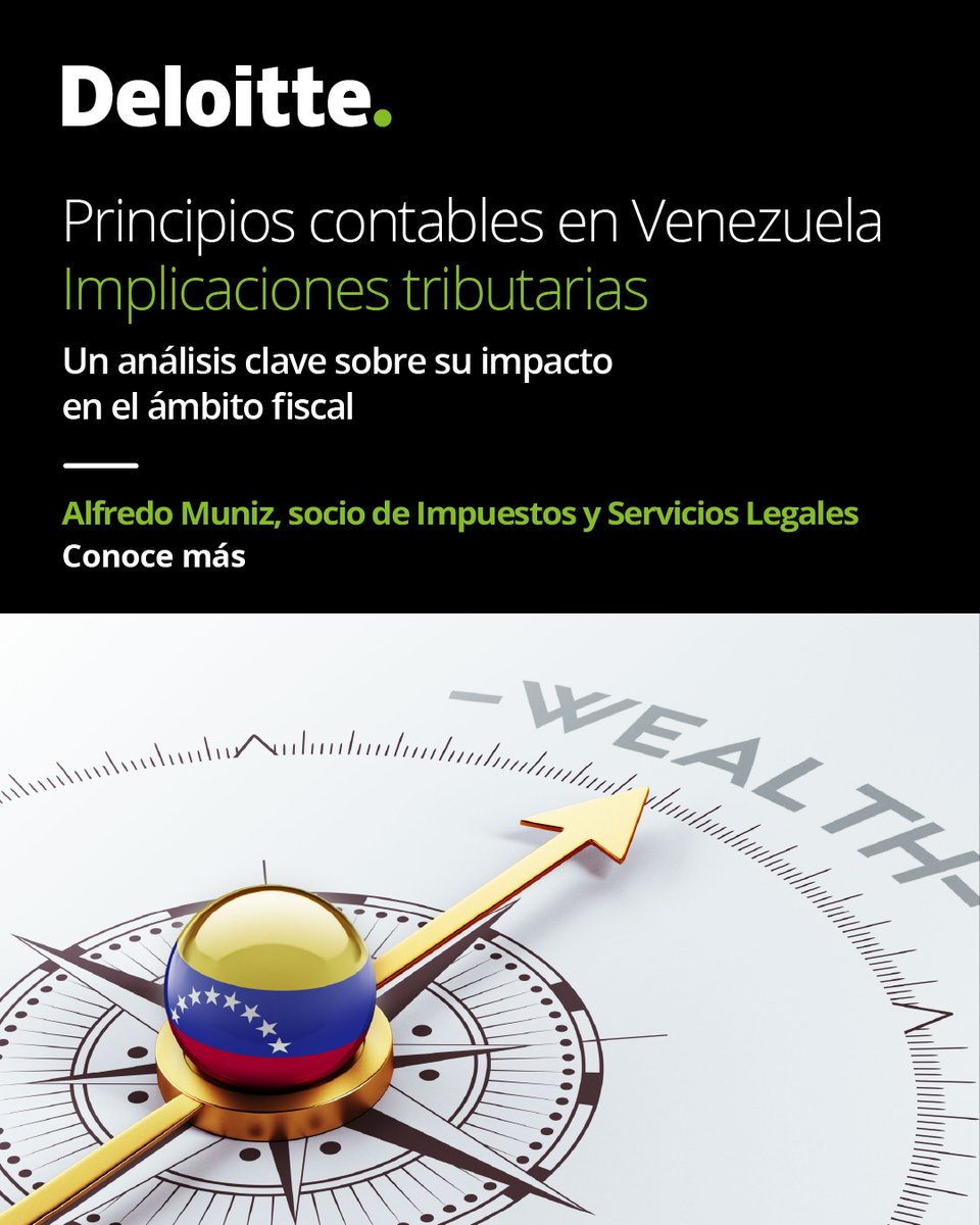🟢 Las VEN‑NIF son esenciales para garantizar una determinación tributaria precisa.

📌 Alfredo Muñiz, socio de Impuestos y Servicios Legales, explica su impacto en el ámbito fiscal.

👉 Conoce más en nuestro análisis: delo.tt/6019hU3yH
#DeloitteVenezuela