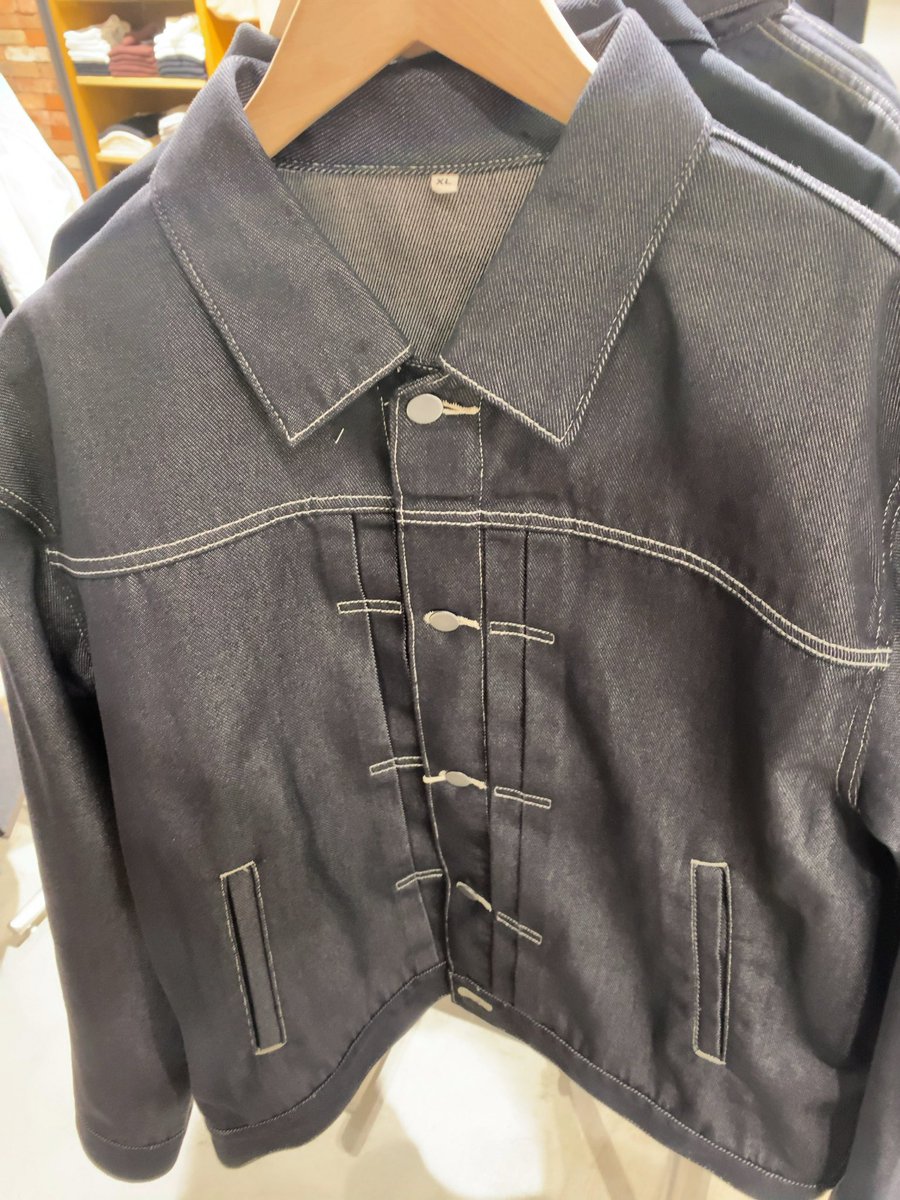 MUJI Labo新商品 紳士 再生ポリエステルデニムジャケット 12,600円