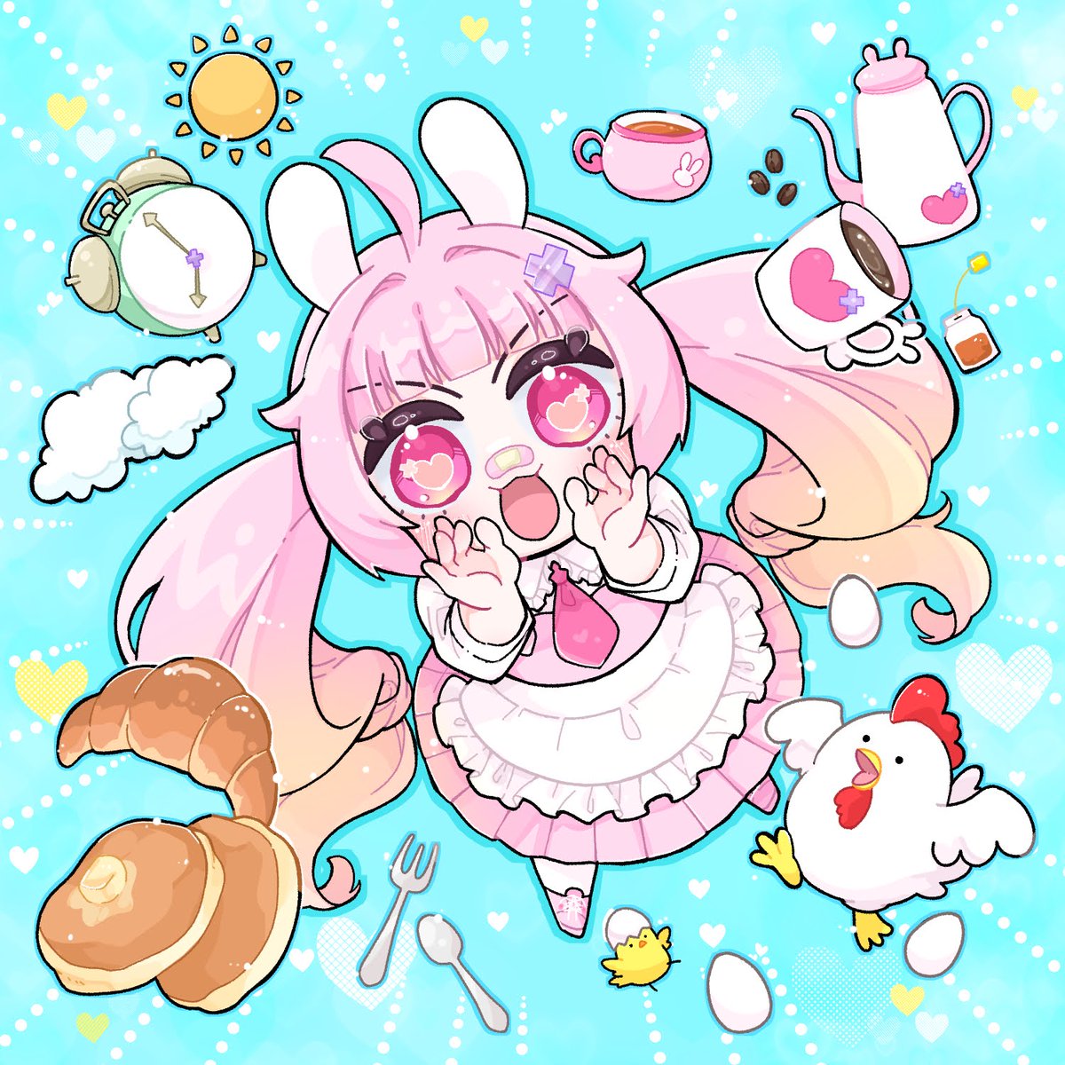 おはよう☀️ きょうもよろしくね✌︎︎( ◜▿◝ )🌷*ﾟ