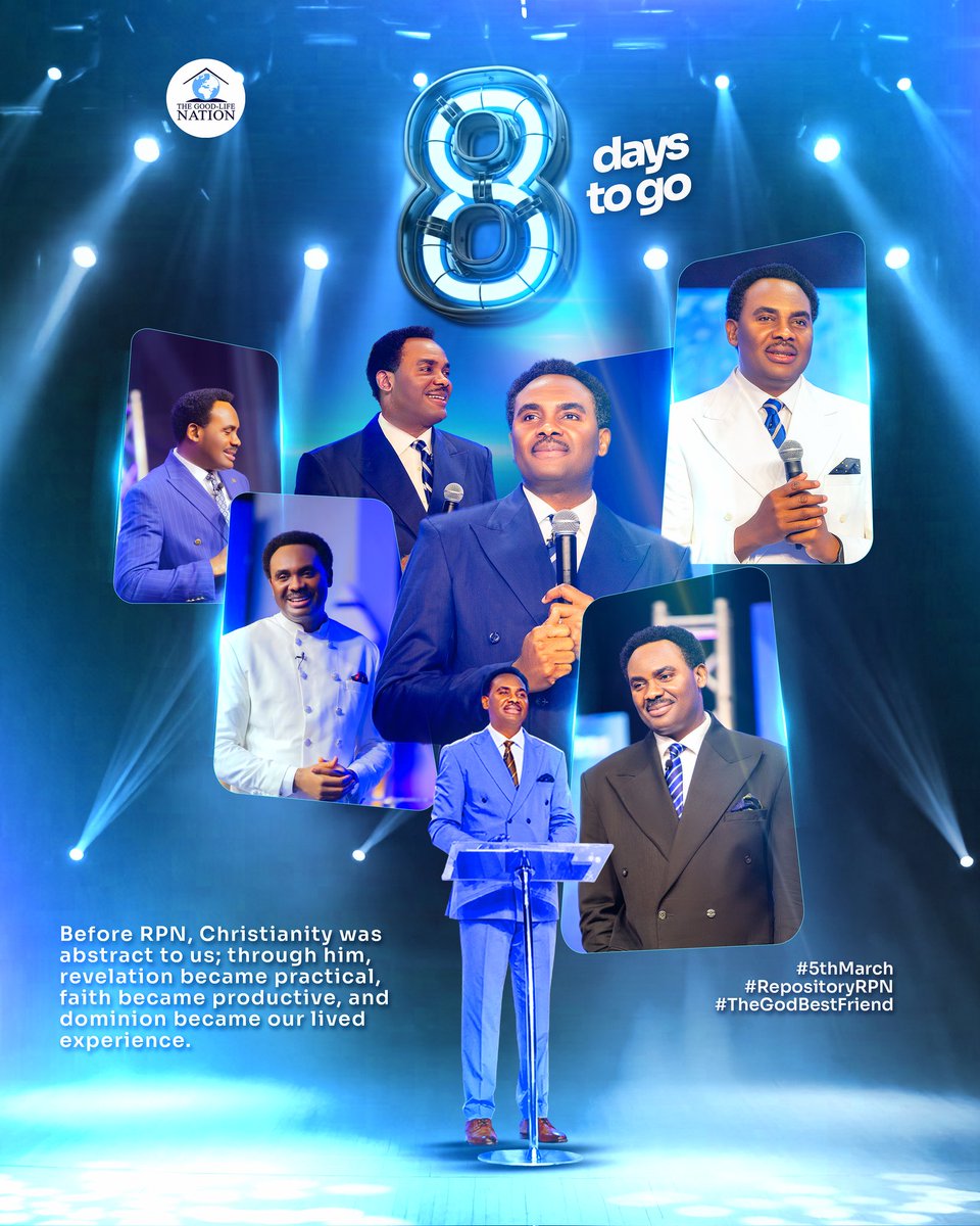 8 DAYS TO GO!!!

#RepositoryRPN
#TheGodBestFriend