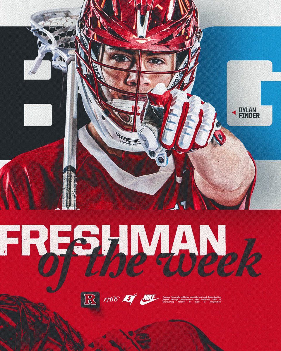 Three Scarlet Knights earned <a href="/bigten/">Big Ten Conference</a> awards after the win over Villanova last Saturday!

⚔️Freshman of the Week: Dylan Finder
⚔️Specialist of the Week: Cardin Stoller
⚔️Defensive Player of the Week: Joe Juengerkes

📰: go.rutgers.edu/7ts14rw9