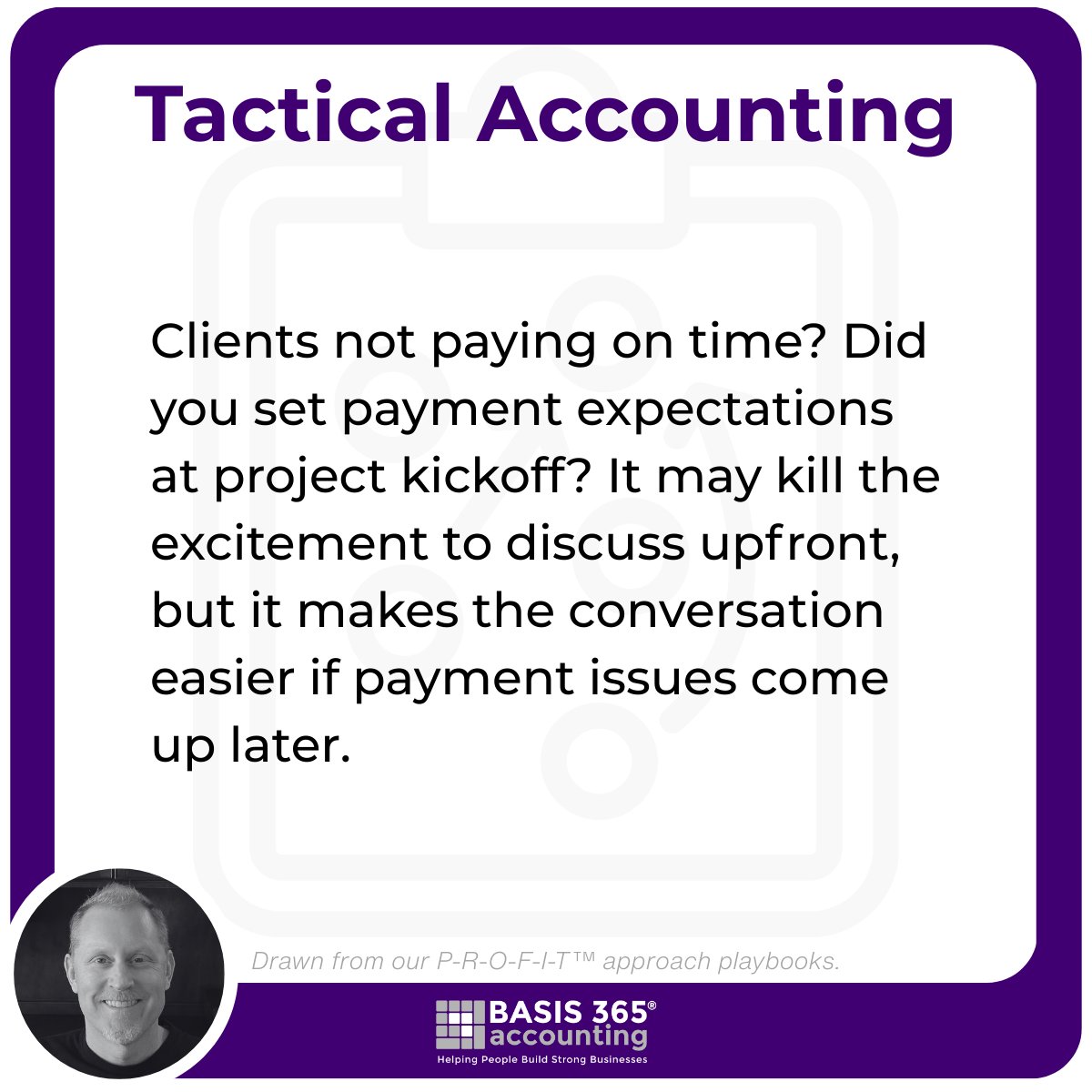 rhettmolitor's tweet image. Tactical Tuesdays

Money conversations get harder the longer you wait. Set expectations when relationships are new and everyone's excited to work together.

#Customer #CollectCashFaster #Receivables #TacticalTuesdays