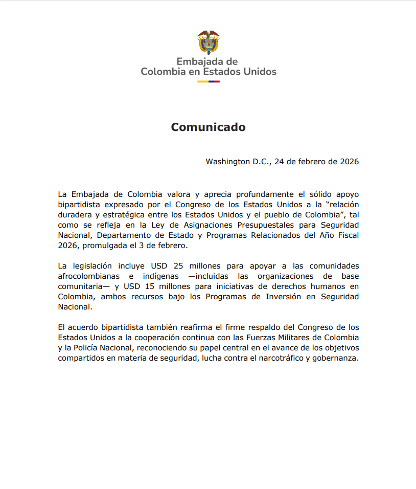 Embassy of Colombia in the United States tweet media