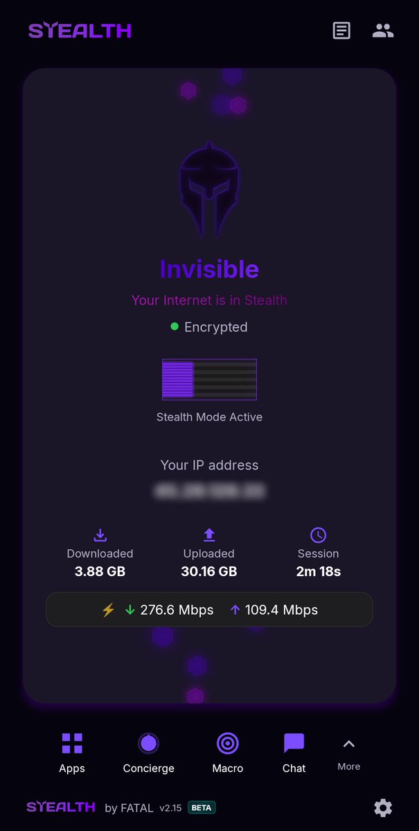 fatalcyber's tweet photo. Control where your data goes. Precision split tunneling on Android.

#StealthPro #AndroidSecurity #VPN #SplitTunneling #PrivacyControl #CyberSecurity #SecureConnection #NetworkControl #DigitalPrivacy #StealthMode https://t.co/NI1vrhXIzK