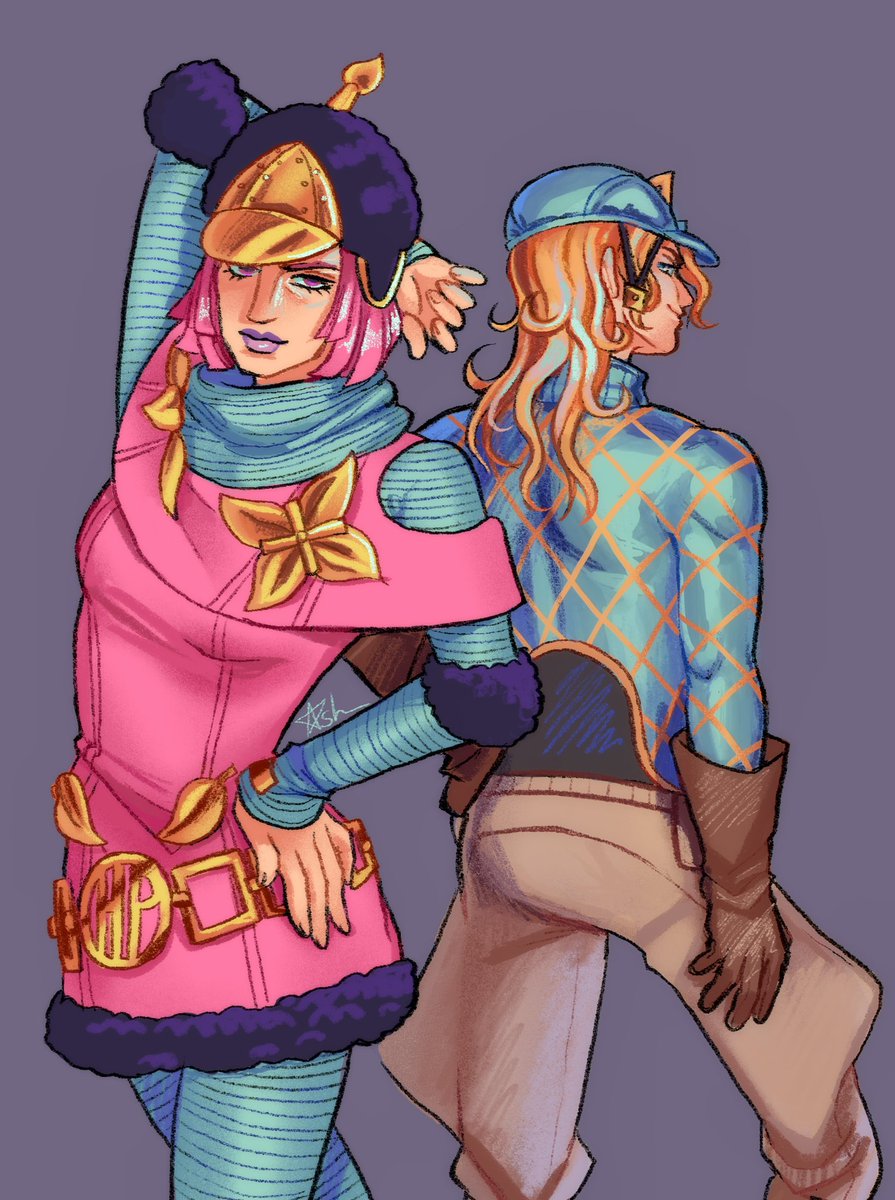 Hellooo again my faves #sbr #dinopants #diegobrando #hotpants #sbr #steelballrun