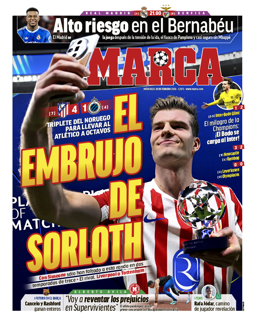 marca's tweet image. #LaPortada 🗞️ El embrujo de Sorloth