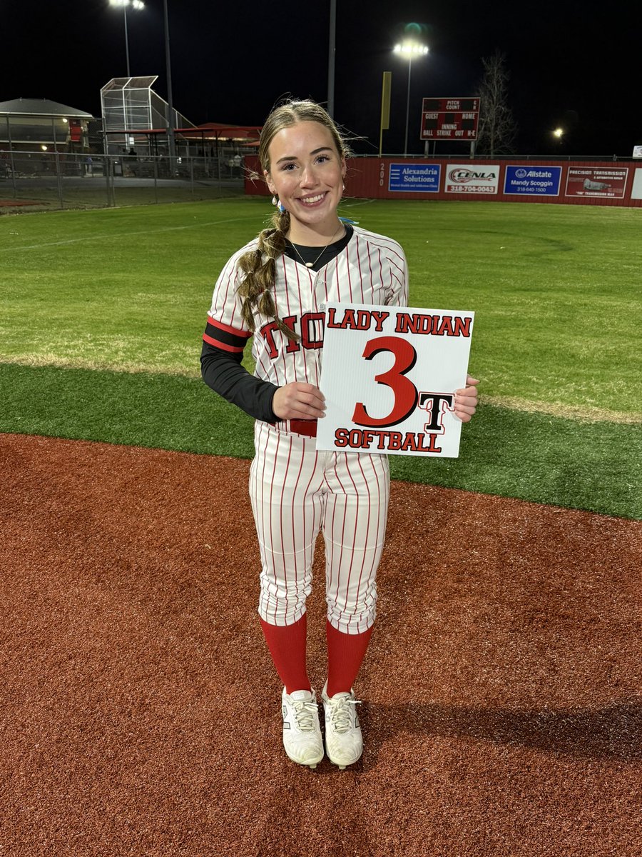 Congratulations Abby Jones for being tonight’s player of the game.