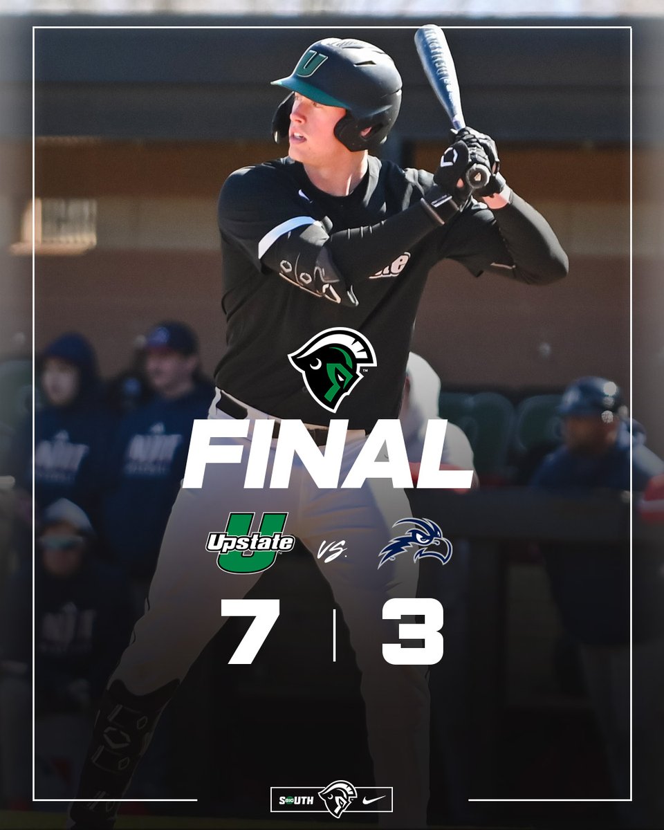On the first leg of its trip to the Sunshine State, Upstate knocks off North Florida!

Johnny Sweeney slugged a two-run shot, giving him a homer in all three career games at UNF!

Max Kaplan recorded a quality start, earning the win behind six scoreless innings!

#SpartanArmy ⚔️