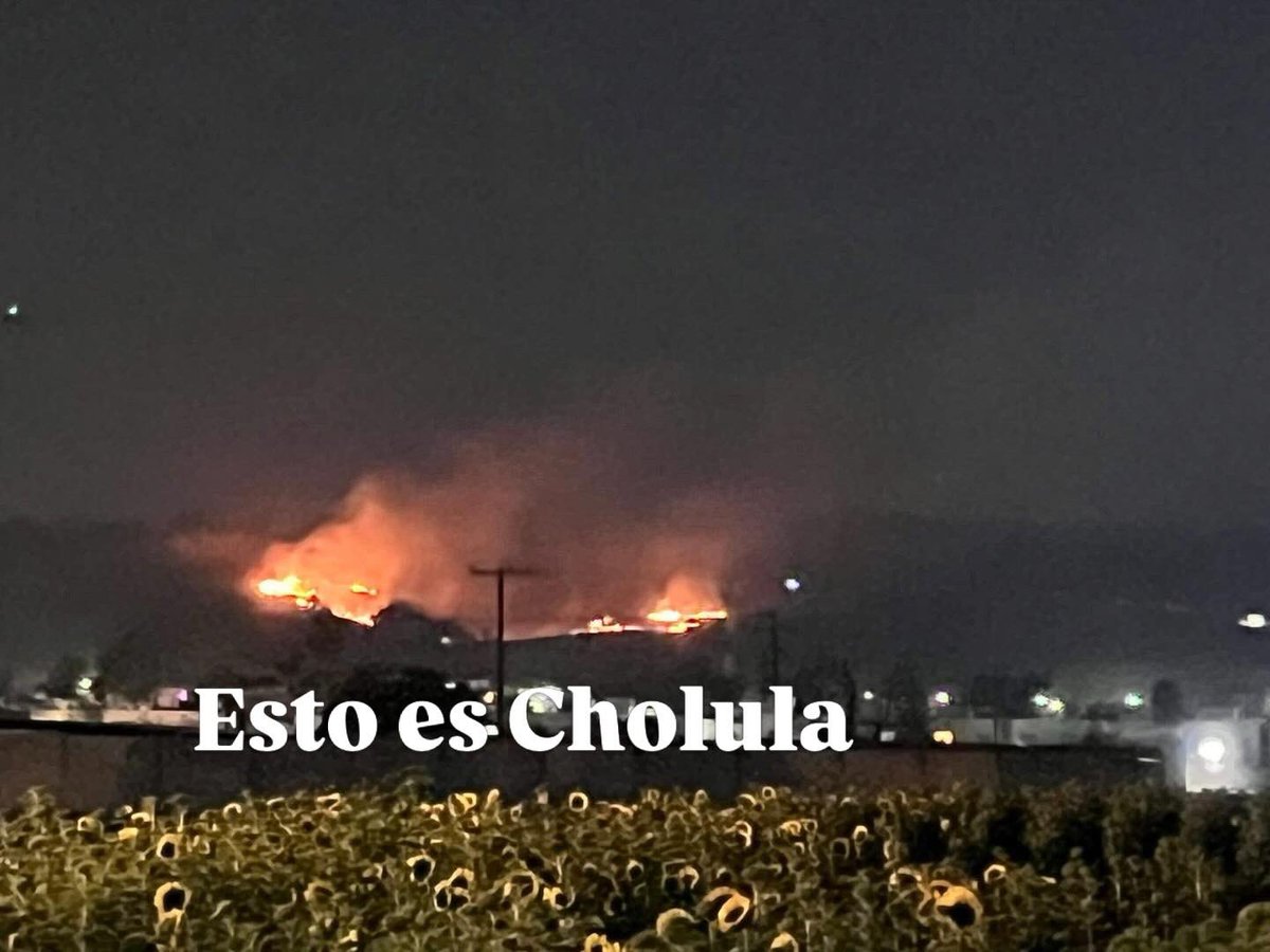🔥Ciudadanos solicitan de manera urgente la presencia del cuerpo de bomberos, luego de que se reportara un incendio en el Cerro Zapotecas.