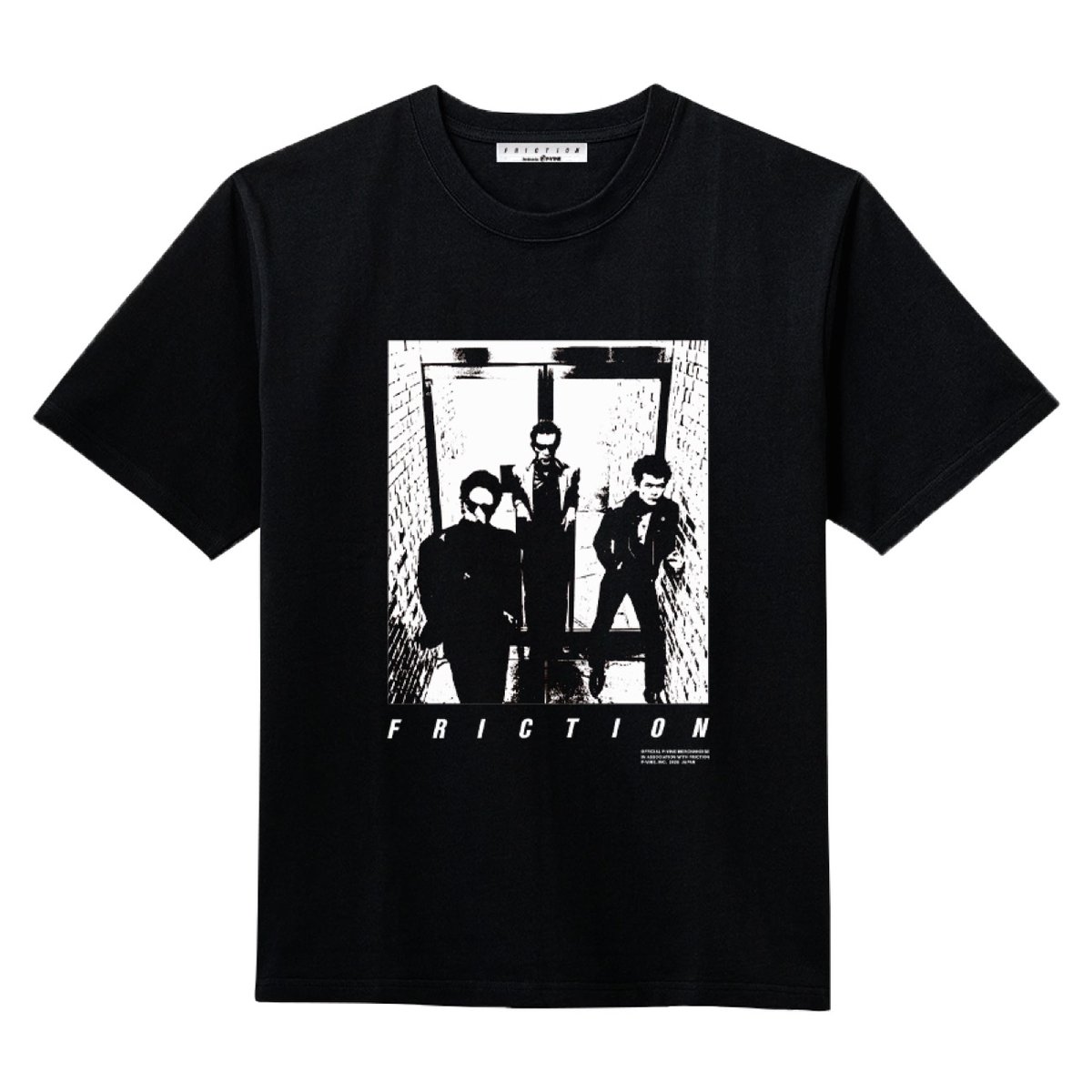 pvinerecords's tweet photo. 日本のパンク／ニューウェイヴ・シーンを切り裂いた先駆者、FRICTIONの公式グッズがついに登場。
 https://t.co/kMuR8k85HS

▼ご購入はこちらから
https://t.co/8UnBcqTeuZ https://t.co/xkUsRCvo5G