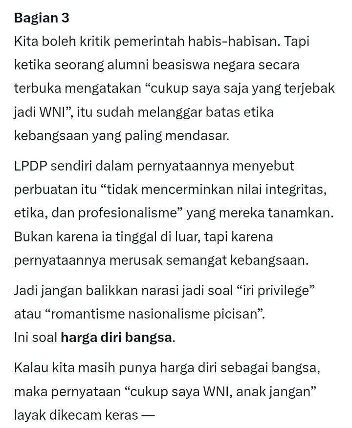anak_lad's tweet photo. Mematahkan pembelokan narasi @Naz_lira yang berupaya membela tindakan SASETYA NINGTYAS  yang sudah melakukan PENGHINAAN IDENTITAS Bangsa. https://t.co/jvqsG0z0QO
