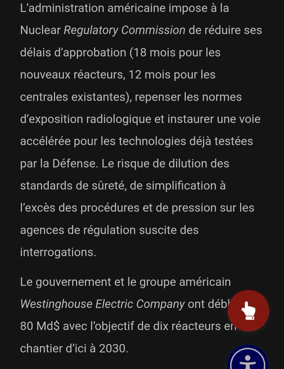 La renaissance du nucléaire US qui passe aussi par un choc réglementaire qui, s'il se concrétise va encore agrandir le gap avec la France. IGSNR filière indépendante de sûreté EDF a émis les premières interrogations sur le sujet.