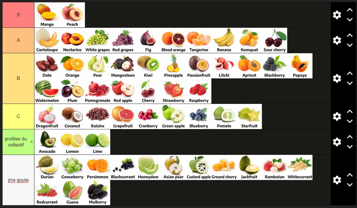 je rap la vie fruitière.