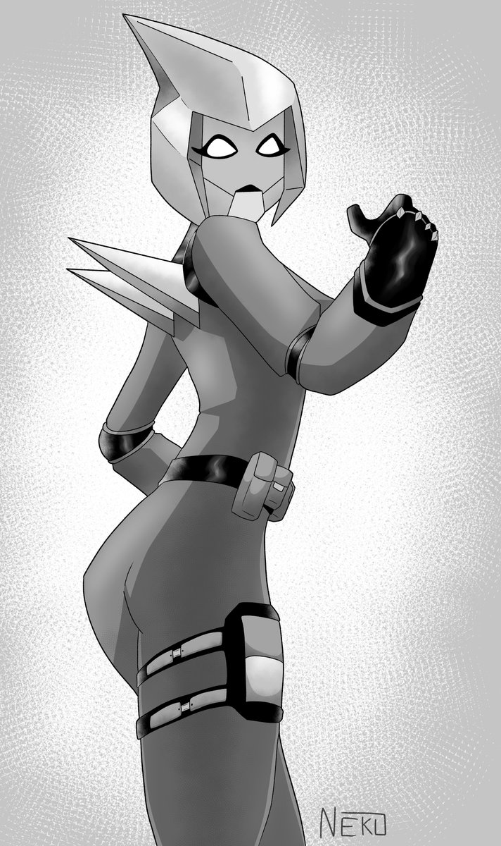 #SanValentrix2026 : 24 - Plumber
nada como el traje clásico de plomero.
es como si no trajera nada puesto, nada puesto.    

#Chaquetrix #Chaquetrixfanart #Ben10 <a href="/TrixTheAlien/">Trix</a>