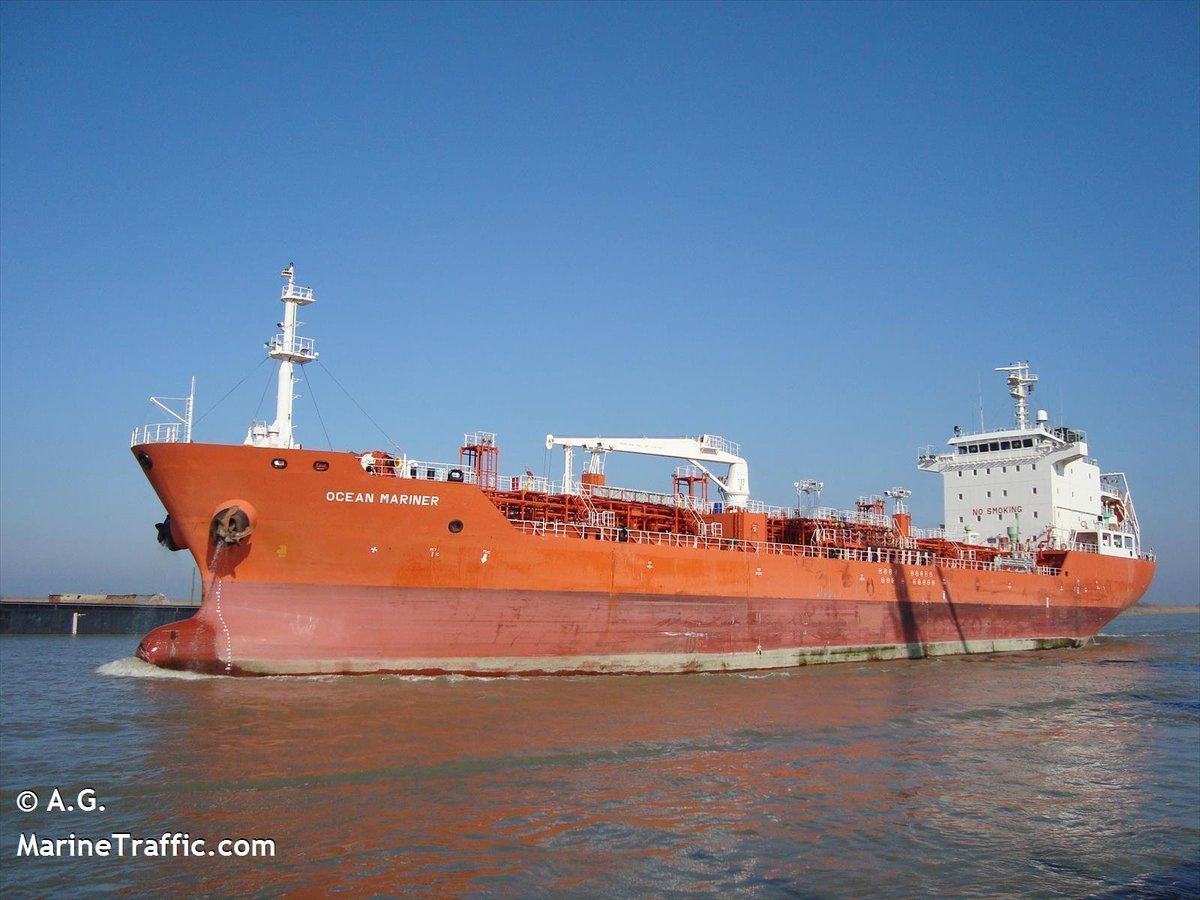 FlconEYES's tweet image. OCEAN MARINER 9328340
Chemical/Oil Products Tanker

Tanquero rentado al servicio del @PartidoPCC. Traía los envíos de combustibles del #CJNG cortesía @Claudiagb2019 via #GasolinasBienestar y @Pemex 

En el mapa, los últimos 90 días de navegación.

Aún en #Nassau (#Bahamas)