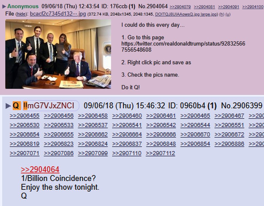 So, the O looks like a Q and the SoTU is at EST 9:00/21:00 PM tonight...

Check out drop 2100...

<a href="/RealAbs1776/">Paul Fleuret</a>
