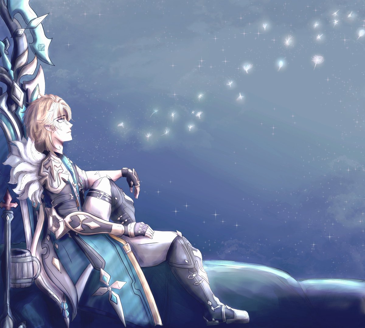 Manifesting wishes early for Varka. 
A bit more somber today, which is fitting. Man has been away from home too dang long.

#Varka #GenshinImpact #genshinimpactfanart #newcharacters #fanart #maythewindleadyouhome #comehomevarka