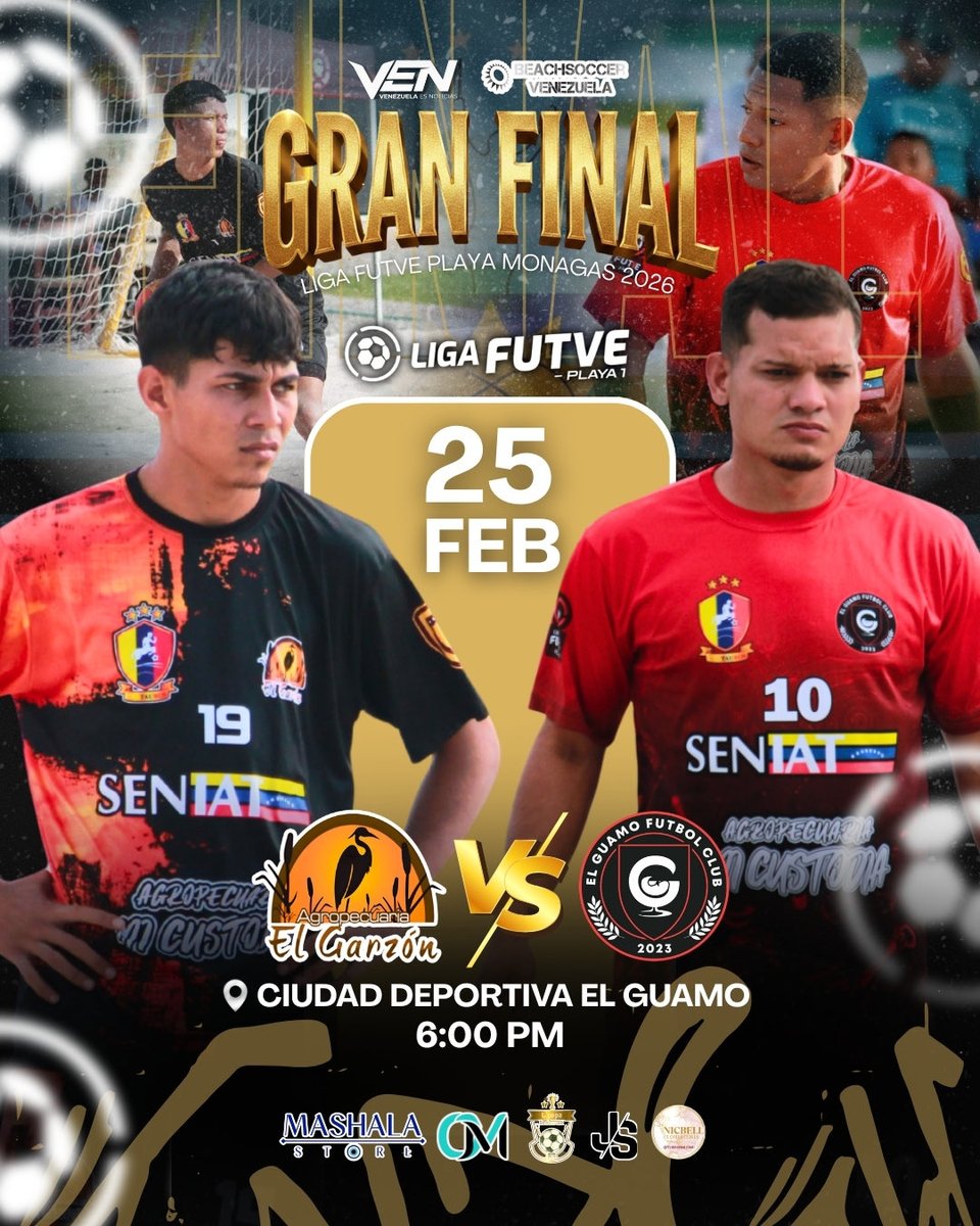 𝑬𝒍 𝒎𝒆𝒋𝒐𝒓 𝒅𝒆 𝑴𝒐𝒏𝒂𝒈𝒂𝒔 🔥 El Guamo y El Garzón aseguraron su pase a la Fase Nacional de la <a href="/LigaFutvePlaya1/">Liga FUTVE Playa</a> y mañana se enfrentarán para saber quién es el mejor ⚽️🏝️

#BeachSoccerVenezuela #MagosEnArena