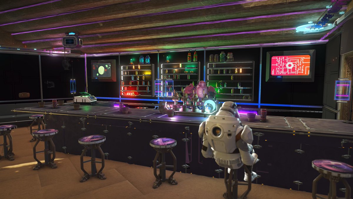 Having a drink with <a href="/nmsbuddies/">NMS Buddies</a> 
#NoMansSky