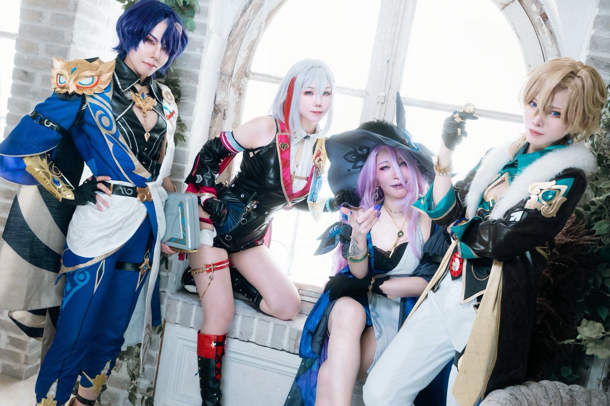 アベンチュリンで混ぜていただいたけど、かっこいい……4人並ぶの良すぎて…