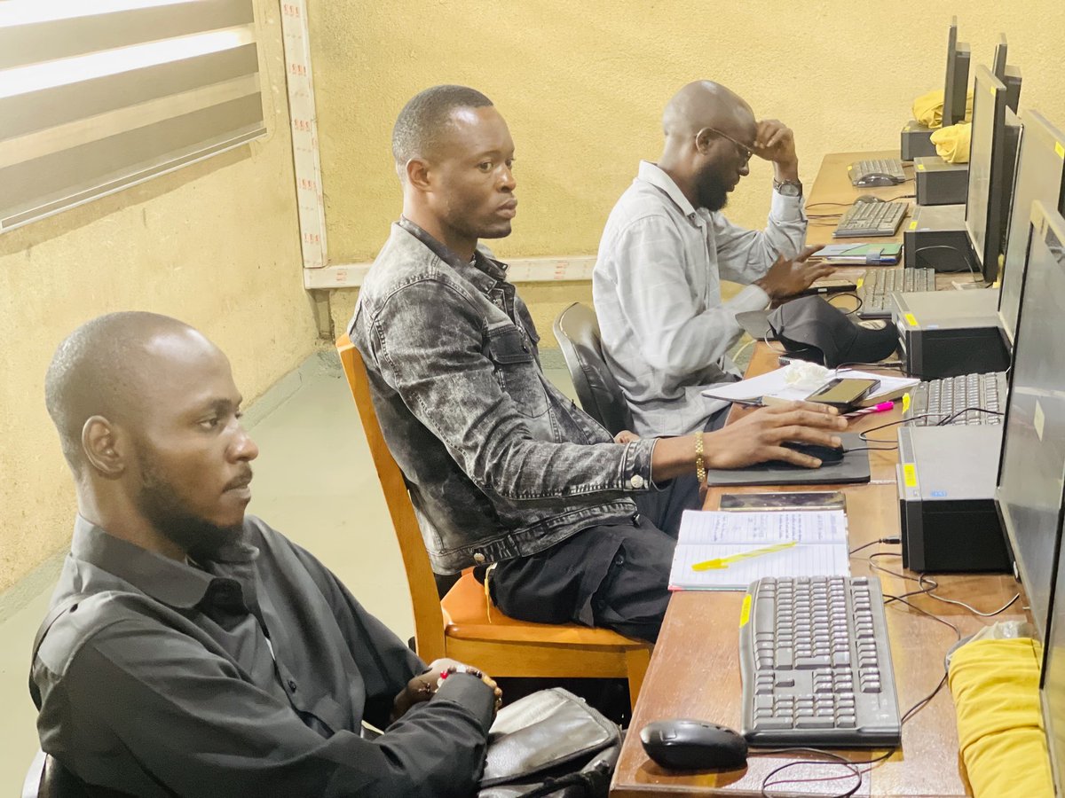 RuthIkula's tweet photo. Premier jour🎊 Lancement officiel de notre formation en informatique 100% gratuite au CDR 💻
Motivation,engagement et soif d’apprendre étaient au rendez-vous.
Merci à notre partenaire @Enabel_Belgium pour son soutien.Ce n’est que le début.
#ONGAMURI #InclusionNumériqu #Lubumbashi https://t.co/WXkwTiJUhJ