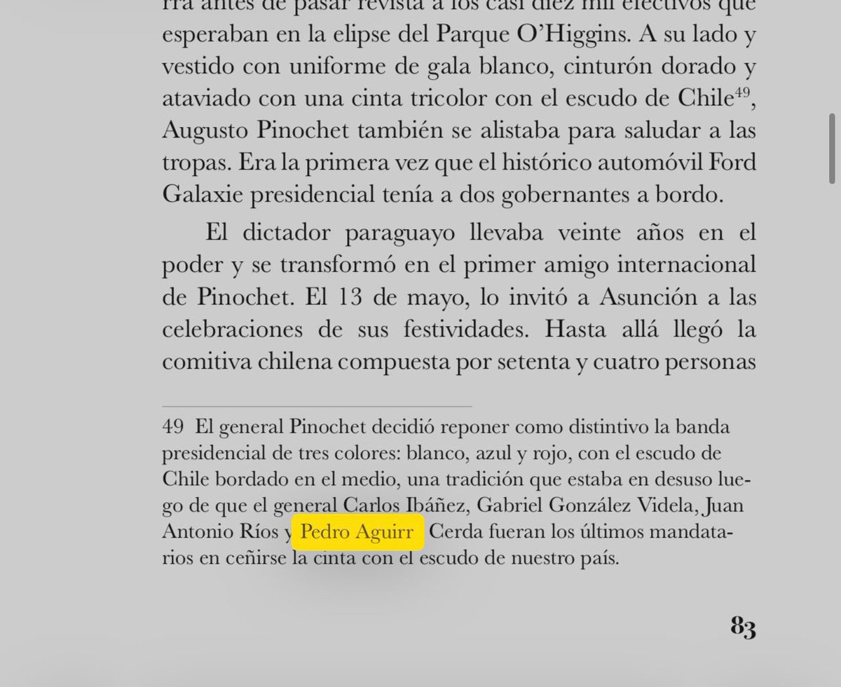 Los últimos presidentes de la República que usaron la banda presidencial con el escudo de Chile 🇨🇱 aparecen consignados  en el libro ‘La Sombra del Penacho’, publicado hace pocos meses por <a href="/dondavor/">Davor Gjuranovic</a>