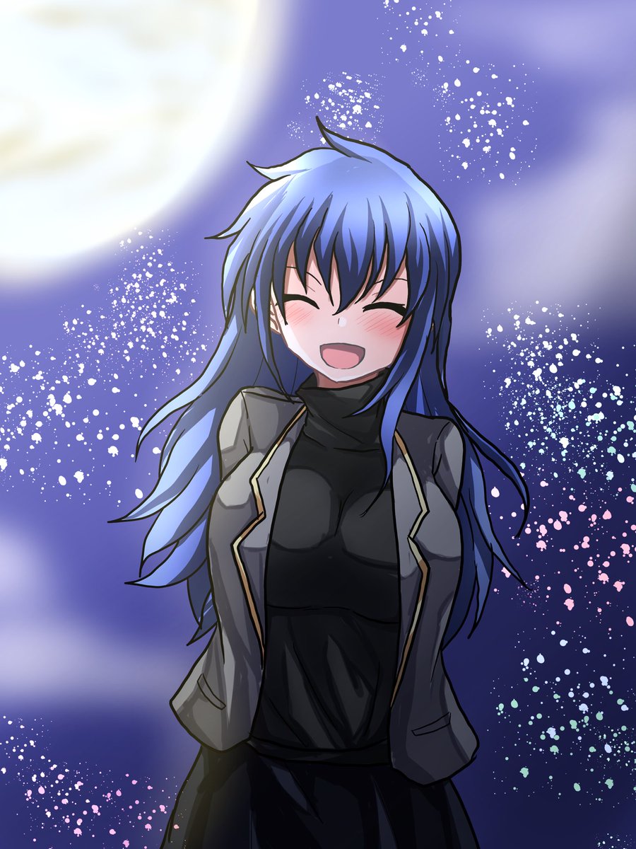 「私ね、あなたに恋をしてるんだ。」
場所が円月岬と決め打ってたので背景付き。
赤面とかもじもじしてる差分を増やしまくった中で
言う時この顔、笑顔が好きだって言ってくれたもんね。

なおこの後一回バトルが入ったらしい(?)