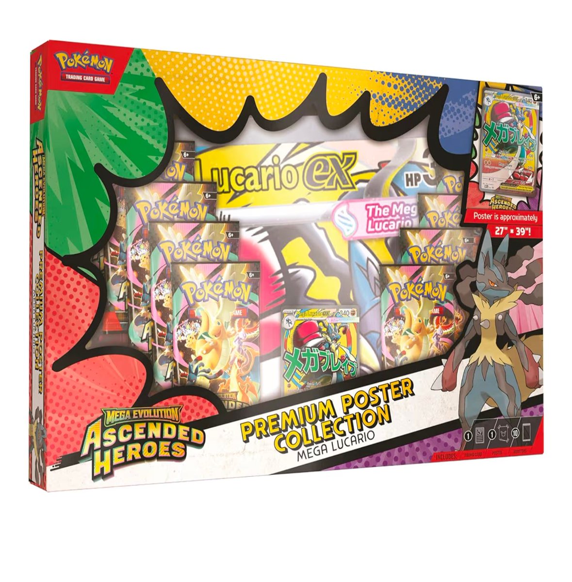 Amazon - Pokémon TCG: Mega Evolution—Ascended Heroes Premium Poster Collection

$124.94 - amzn.to/4cNiu2J Ad

#PokemonTCG