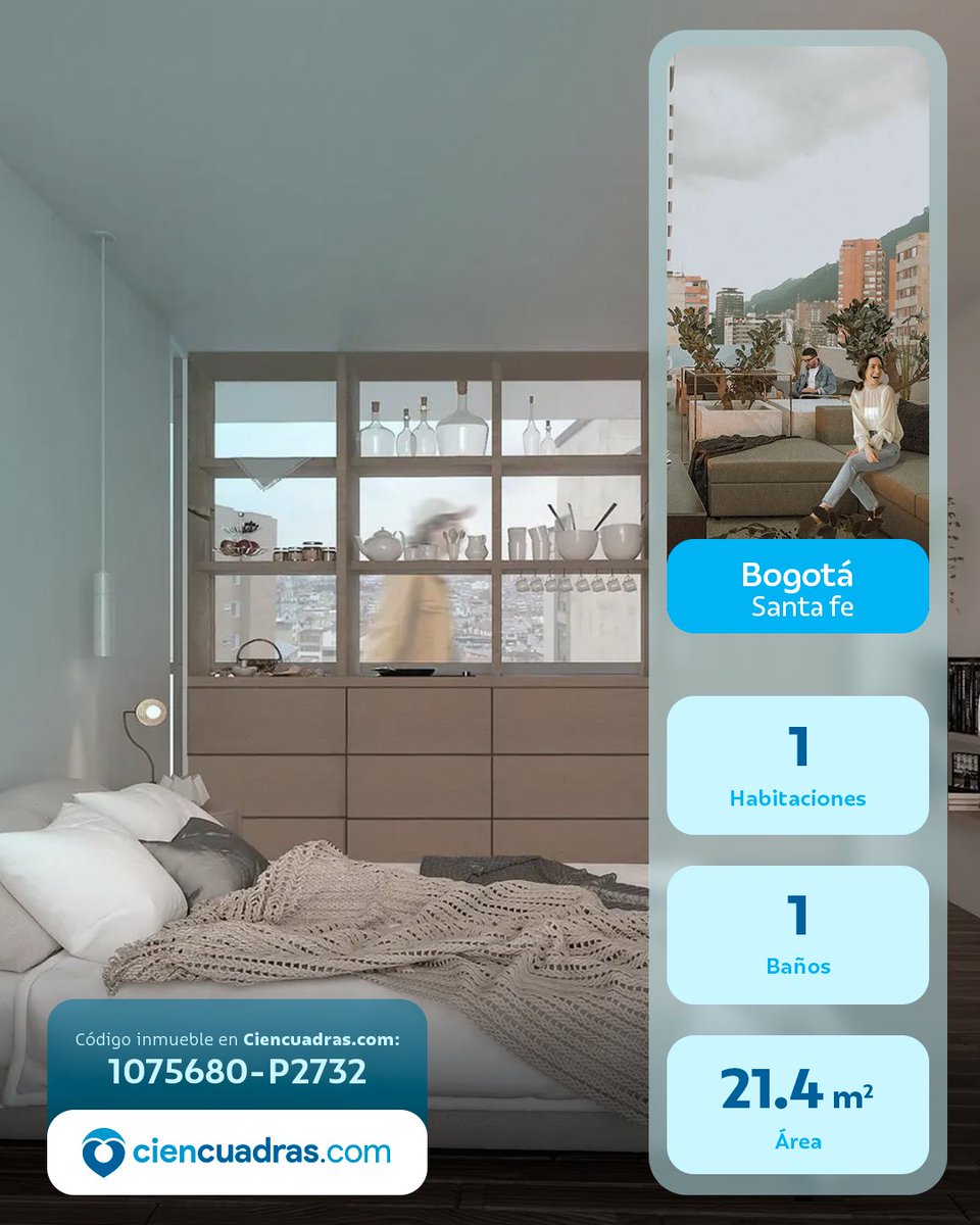 🚧 Proyecto: Décima Colectiva
📌 Fecha de entrega: 01/06/2027
📍 La alameda, Bogotá
💰 Valor desde: $243,198,000
📐 Área desde:  21.4 m2
🏗️ Constructora: CONSTRUCCION (ES) SAS
👀 Código del proyecto: 1075680-P2732
Conócelo aquí 👉 bit.ly/4l0rNi4