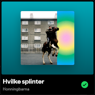 HVILKEEEE SPLINTEEER
AV LIIIIIV TREFFEEER
MEG FØØØØØRST
Æ VEEEEEET
DA FAEEEEEN
ÅH BLISS
🎸🎸€🎸€€🎸€€🎸🎸€🎸🎸€🎸€🎸€🎸€🎸