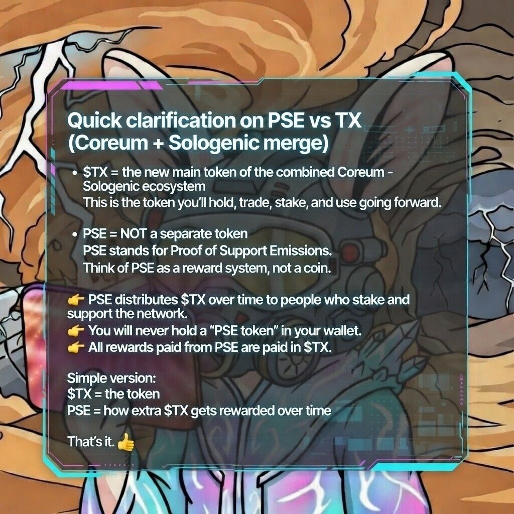 Please read if there's any confusion on the TX Token.