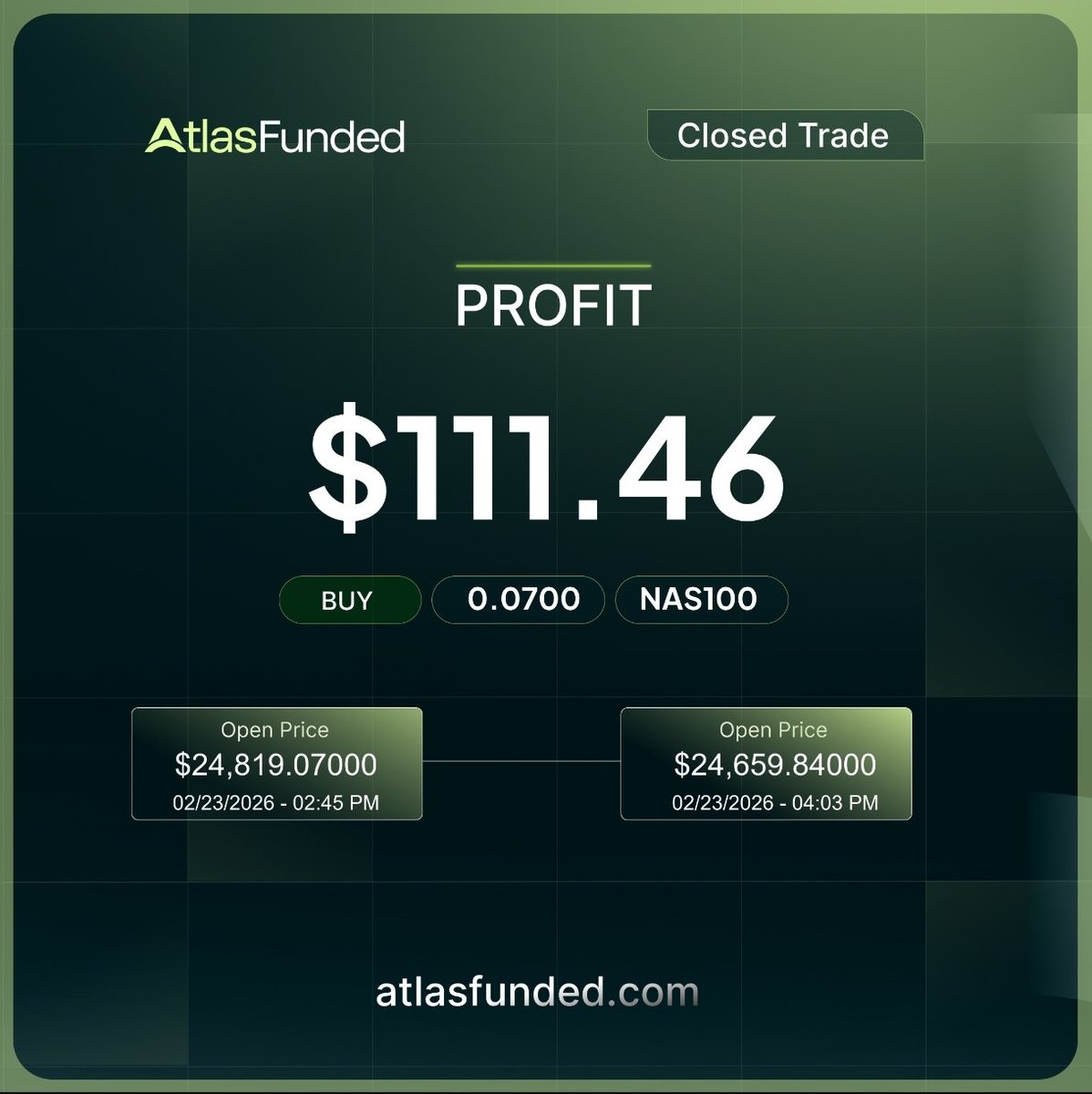 Done 🥰 <a href="/atlasfunded/">Atlas Funded</a>