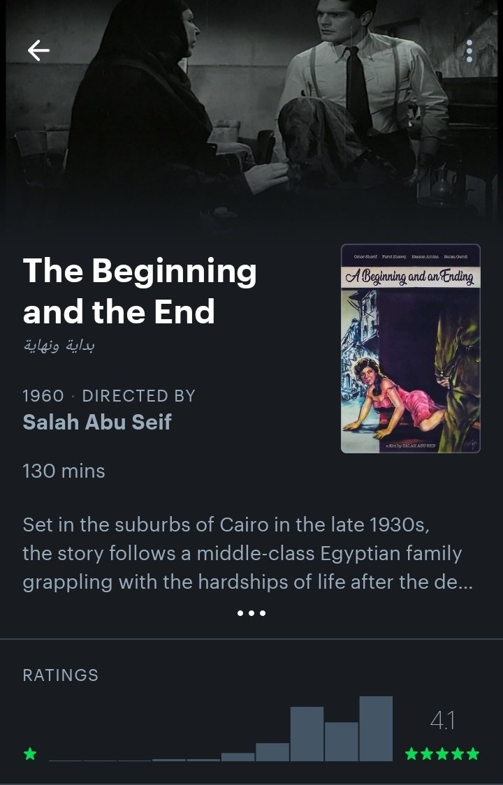 RatedRKarim's tweet photo. i mean i get that egyptian cinema is severely and undeservedly underseen and underrated, i also know about the 25k rule. but still not having at least ONE of the countless egyptian masterpieces on this list feels so wrong. do yourself a favor and watch more egyptian cinema. https://t.co/fPI9Ng43QL