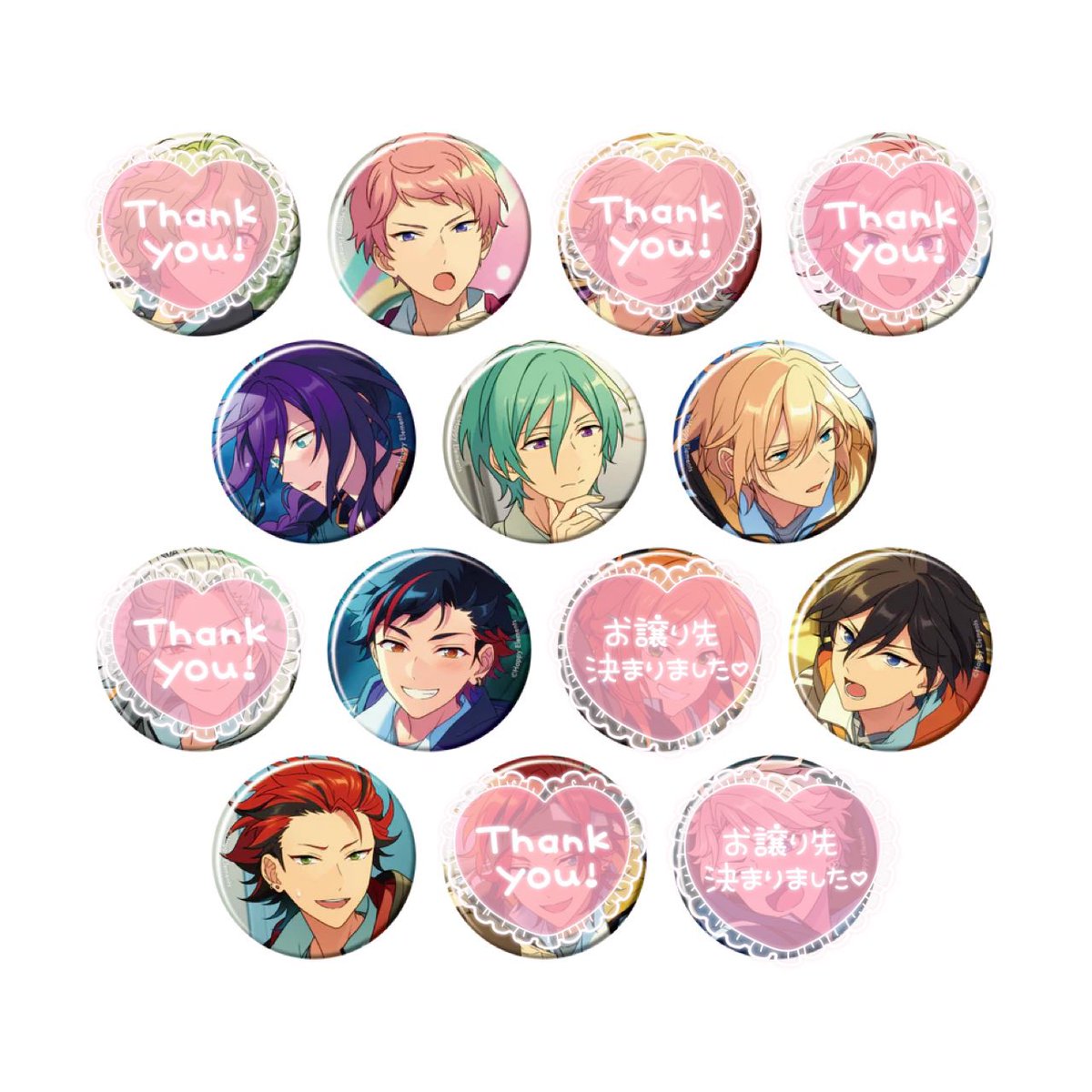 譲渡】あんスタ コレクション缶バッジ 2026 Feb casual 譲☁️ 宗