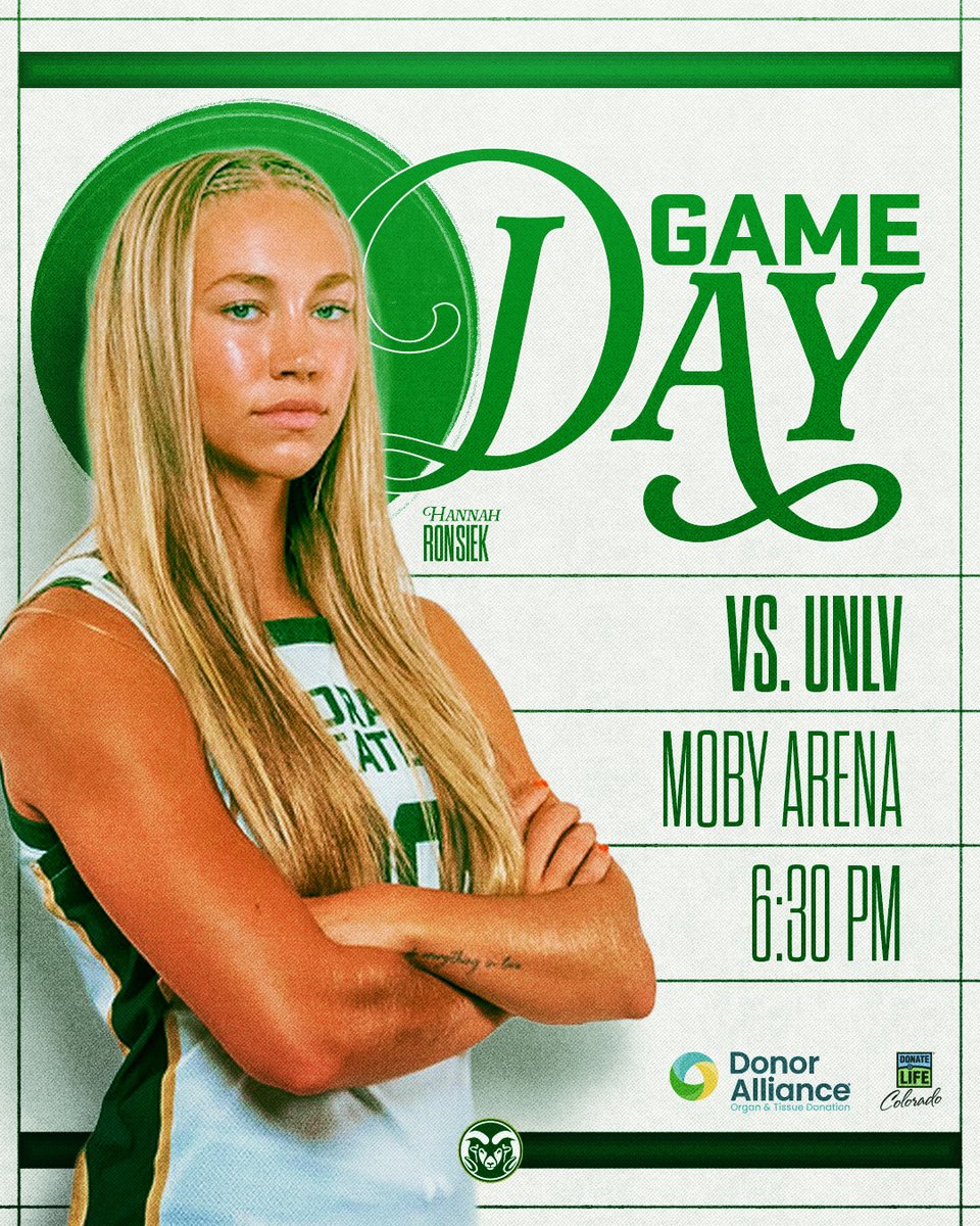 It's a great day for a little 𝗠𝗢𝗕𝗬 𝗠𝗔𝗗𝗡𝗘𝗦𝗦 

🆚 UNLV
⏰ 6:30 PM MT
📍 Moby Arena
🎟️ BOGO: csura.ms/3ZJPJfG
📺 csura.ms/MWNetwork
📈 CSURams.com/LiveStats
🍿 Discounted Concessions

#Relentless x #CSURams