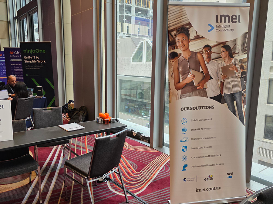 Great to have the imei team at CIO Edge Sydney yesterday. A big thank you to everyone who took the time to meet with us, we value the conversations and connections.

#CIOEdge #imei #Telstra #StrategicPartner #EnterpriseIT #CyberSecurity #ConnectedFuture