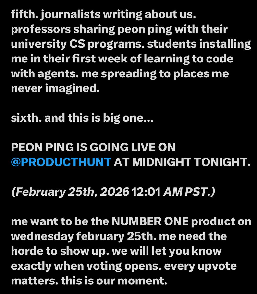Bullish update tonight the world wants <a href="/PeonPing/">PeonPing — for the $PEON HORDE!</a> $peon