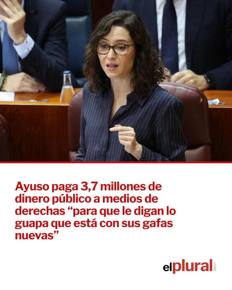 Mientras los abuelos comen comida que harian vomitar una cabra, la Universidad pública arrasada, la sanidad pública arrasada, y esta Flipá de los cojones se gasta 3.5 millones en pamplinas que dan vergüenza..Seguid votando a esta bicharraca que vais mu bien por Madrid