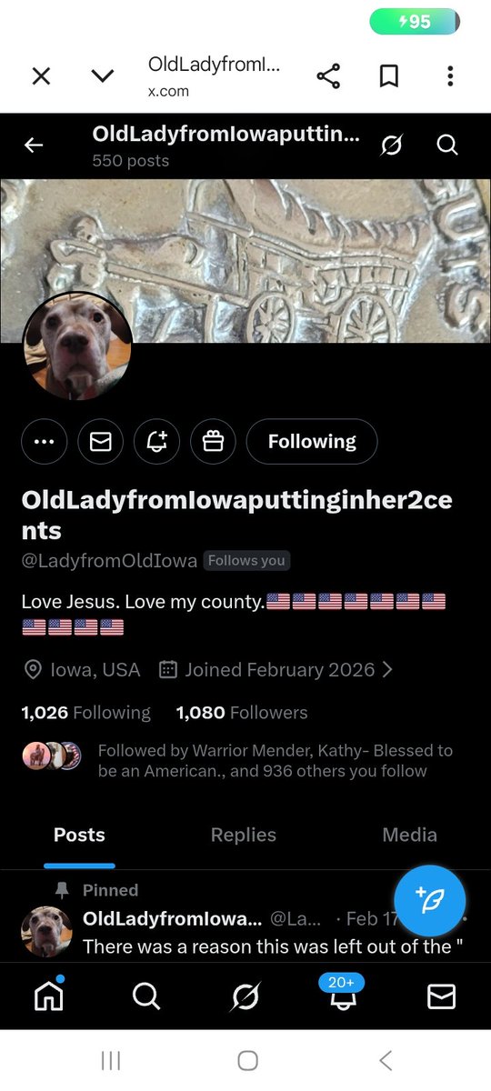 Accounts looking for new connections 
<a href="/CRiordan2024/">Clara Dorrian ☦️🇺🇸</a> 
<a href="/LadyfromOldIowa/">OldLadyfromIowaputtinginher2cents</a> 
F&amp;R
🇺🇸
