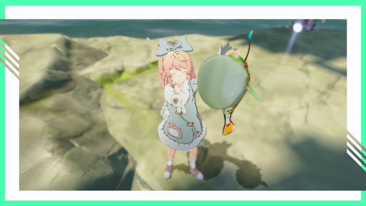 昨日深夜に同居人に色々教えてもらって餌の材料まで頂いて、そしたら早々にランタンフグ釣れたの！！！

嬉しみ！！！さらにその後クラゲも釣れた！！同居人の釣り運効果だ！！！すごい！！！ありがとう！！！！
#BPSR #スタレゾSS