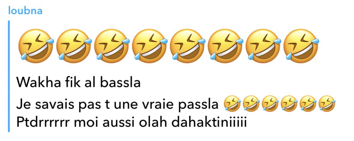 J’ai envoyé ce sticker à la copine de ma mère 
Comment elle m’a répondu j’ai eu l’impression de lui avoir envoyé une dinguerie ptdrrrrrrr