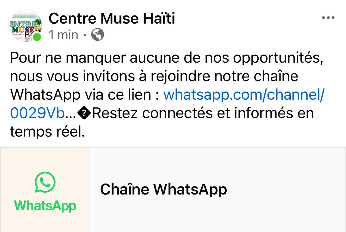 Centre Muse Haïti tweet media