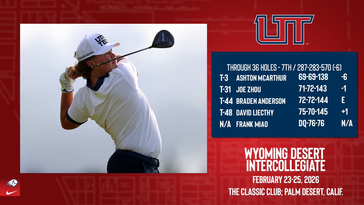 Utah Tech Men's Golf tweet media