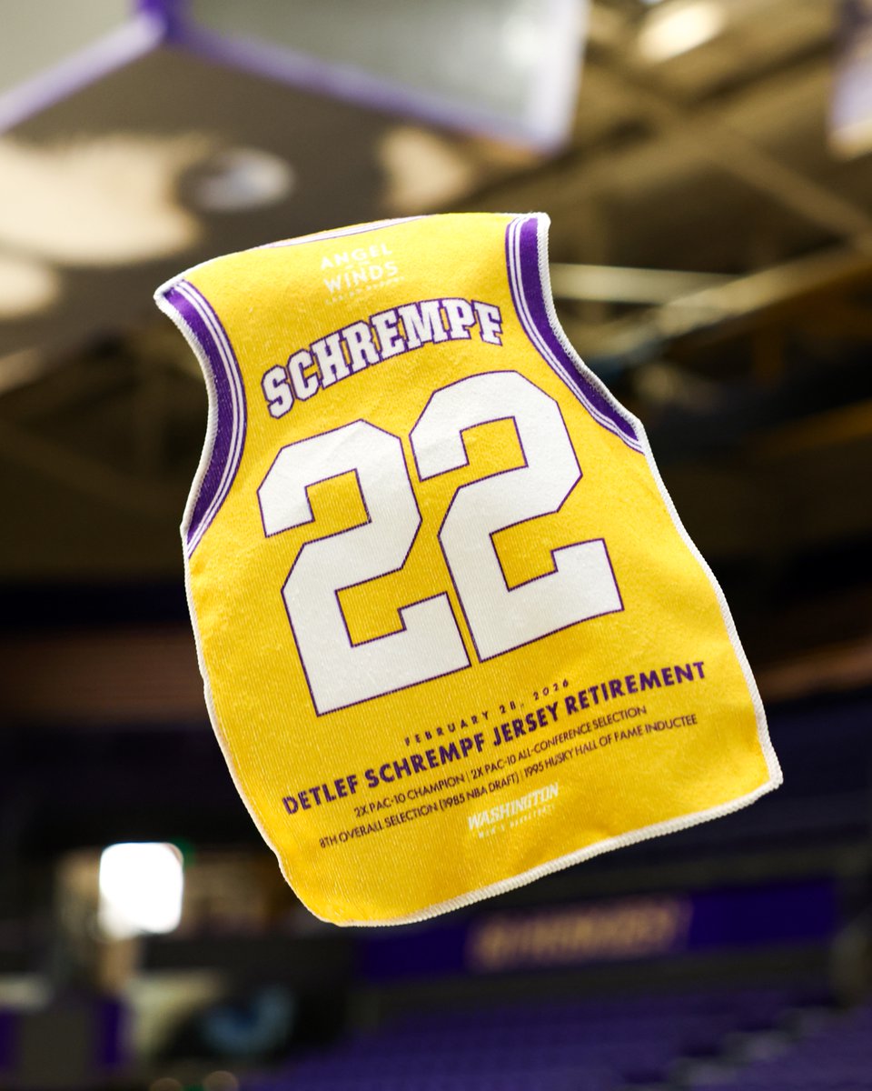 2️⃣2️⃣ REPOST TO WIN 2️⃣2️⃣

Can’t make the game? We got you 🤝 One lucky DAWG will take home this exclusive Detlef Schrempf jersey towel →  GoHuskies.com/Schrempf

#GoHuskies x <a href="/UW_MBB/">Washington Men's Basketball</a>